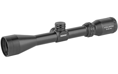 Konus KonusPro 550, Rifle Scope, 3-9X40mm, 1" Tube, Etched 550 Yard Ballistic Reticle, Matte Black Finish, Includes Lens Caps and Cleaning Cloth 7275