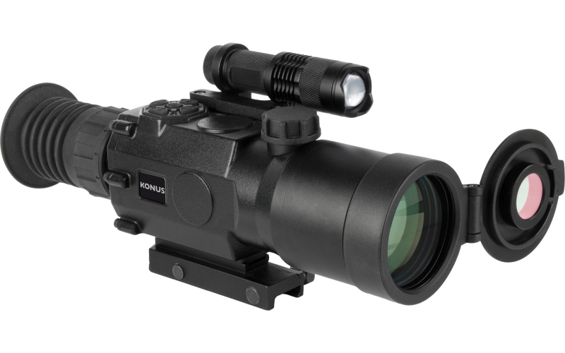 Konus KonusPro NV-2, Night Vision Scope, 3-9X Magnification, 50MM Objective, Digital 30/30 Reticle, Matte Finish, Black, Includes USB Cable and SD Card 7871