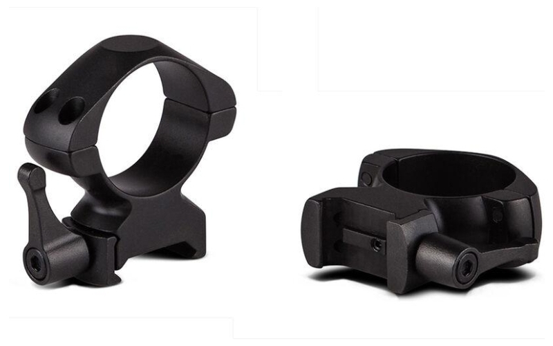 Pair steel mounting rings w/quick release lever for 1 inch riflescope-med