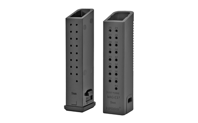 KRISS USA, Inc Magazine Extension, 9MM, +23 Rounds, Black, Fits Kriss VECTOR/Glock 17, Includes Extended Baseplate, Outer Sleeve, and Extended Spring, 3 Pack KVA-MX2K90BL01