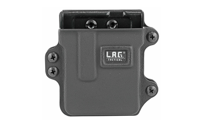 L.A.G. Tactical, Inc. Single Rifle Magazine Carrier, Fits AR-15 and .223 Accuracy International Magazines, Kydex, Black Finish 35000