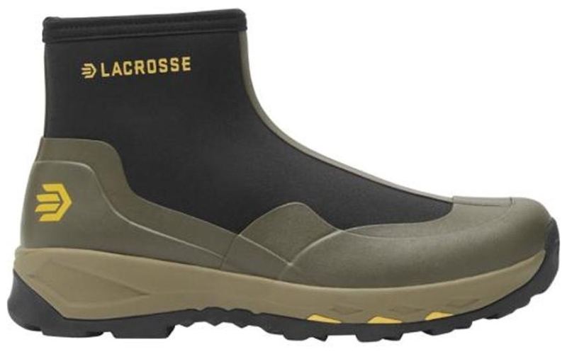 Lacross alphaterra men's rubber boots 6" stone size 11