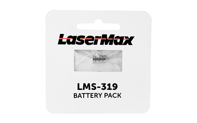 LaserMax Battery For Glock 26, 27, 29, 30, 36 Laser, Silver Finish, 4/Pack LMS-319