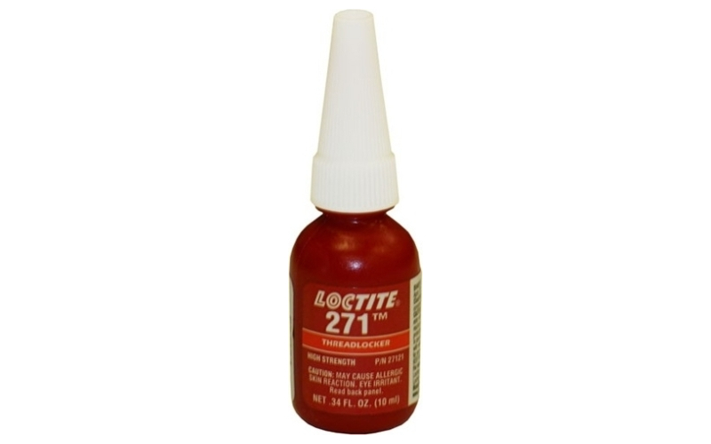 Loctite #271 red threadlocker, 10ml bottle