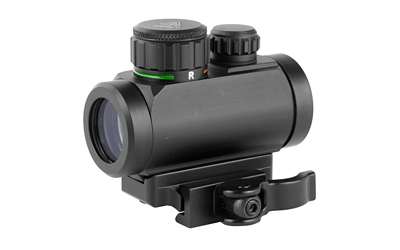 Leapers, Inc. - UTG Instant Target Aiming Sight, 2.6", 30mm, Fits Picatinny, Black, Red/Green CQB Micro Dot, w/Integral QD Mount SCP-DS3026W