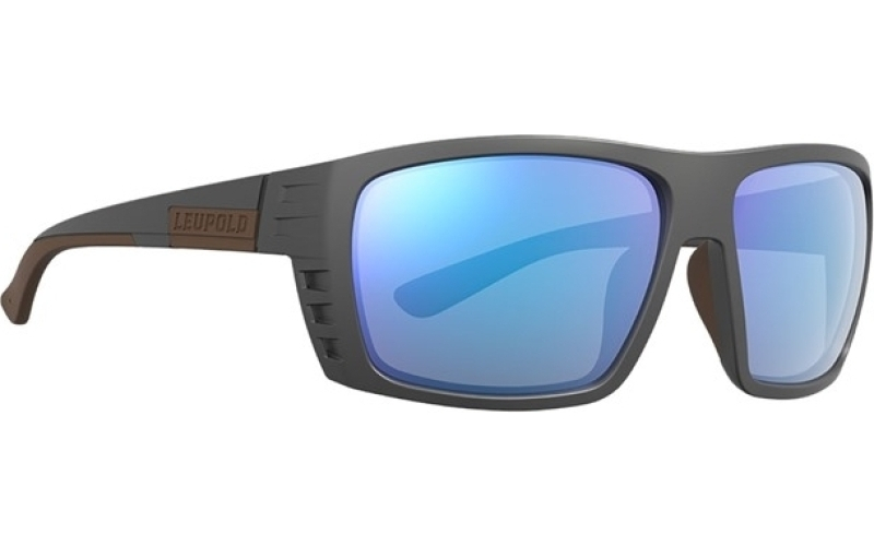 Leupold Payload glasses dark gray frame w/blue mirror lenses