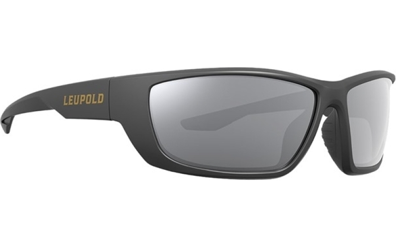Leupold Cheyenne glasses black frame w/shadow gray flash lenses