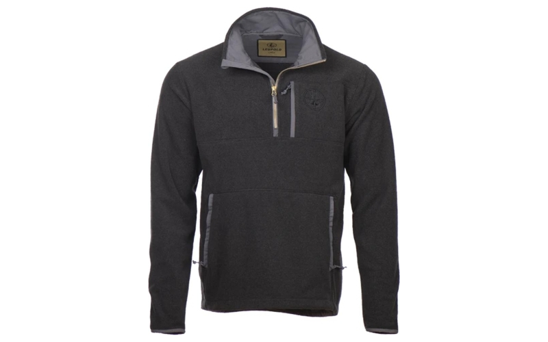 Leupold make ready 1/4 zip fleece jacket iron gray 2xl