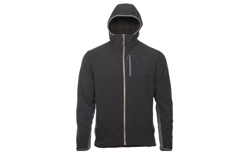 Leupold make ready full zip hooded fleece iron gray 2xl