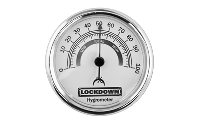Lockdown Hygrometer, Silver 222111