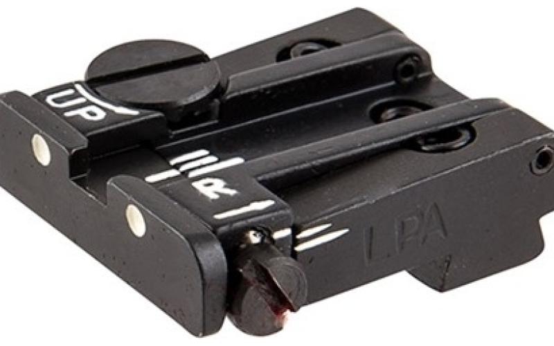 L.P.A. Sights Adjustable white dot rear sight