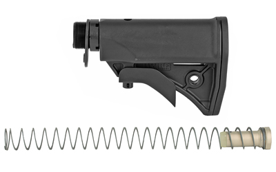 LWRC Ultra-Compact Individual Weapon Stock Kit, Shortened Stock, Buffer, Buffer Tube, Buffer Spring, Black 200-0092A01