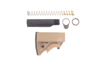 LWRC Ultra-Compact Individual Weapon Stock Kit, Shortened Stock, Buffer, Buffer Tube, Buffer Spring, Flat Dark Earth 200-0092A02
