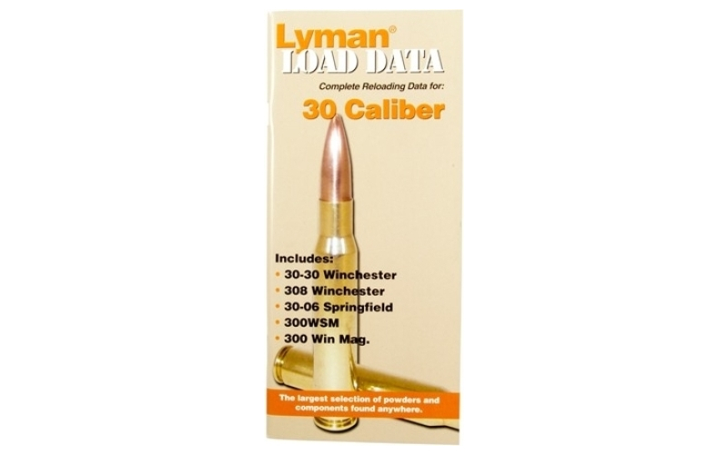 Lyman Lyman load data book 30 caliber
