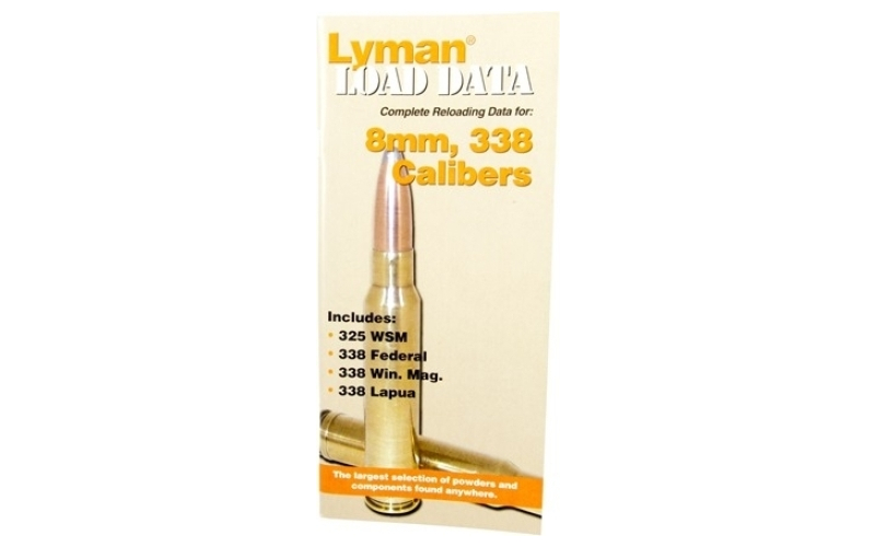 Lyman Lyman load data book 8mm, 338