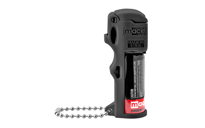 Mace Security International 10% PepperGard, Pepper Spray, 12gm, w/Keychain, Black, Aerosol Can 80745