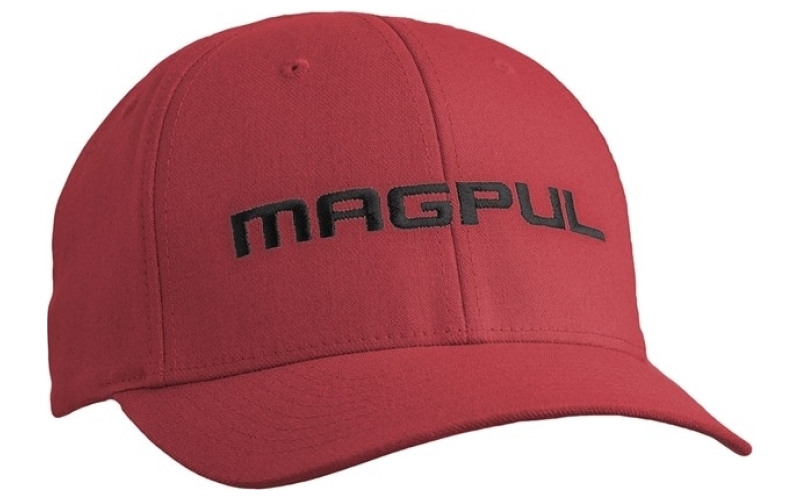 Magpul Industries Wordmark stretch fit cap l/xl cardinal red