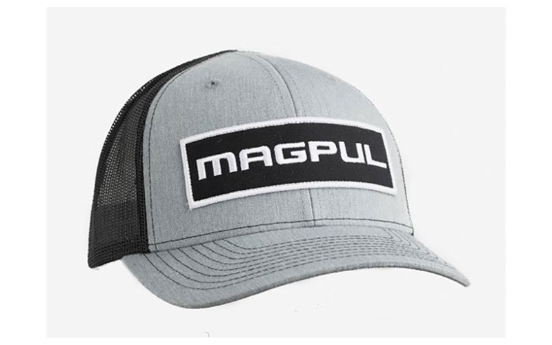 Magpul Industries Wordmark patch trucker gray/black