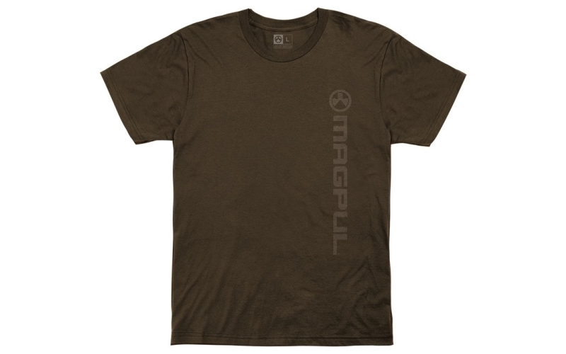 Magpul Industries Vert logo cotton t-shirt large brown