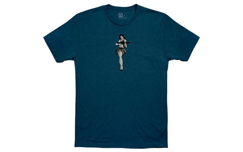 Magpul Industries Hula girl cvc t-shirt blue stone heather sm