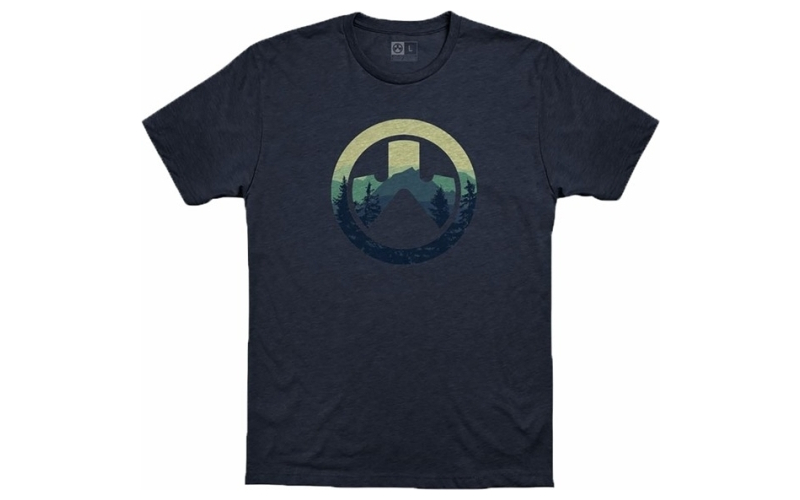 Magpul Industries Cascade icon logo cvc t-shirt navy heather medium