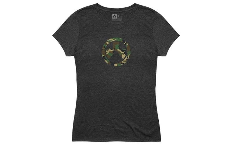 Magpul Industries Woodland camo icon tri-blend t-shirt md charcoal heather