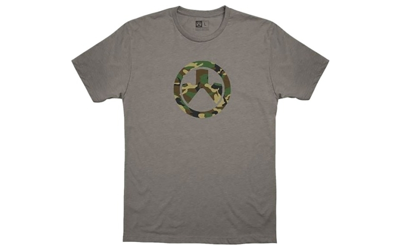 Magpul Industries Woodland camo icon cvc t-shirt large stone gray