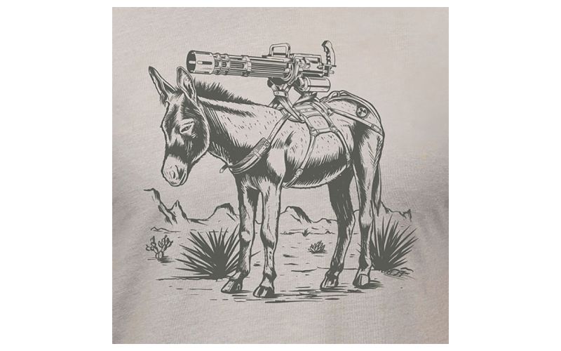Magpul Industries Burro cotton t-shirt 2xl silver