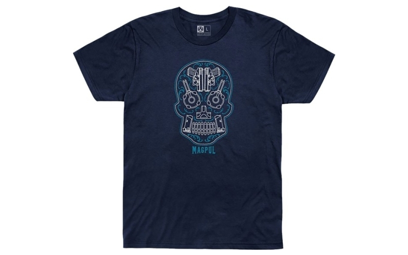 Magpul Industries Sugar skull blend t-shirt 3xl navy heather