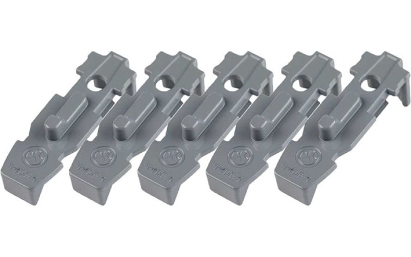 Magpul Industries Tactile lock-plate type 1 gray 5-pack