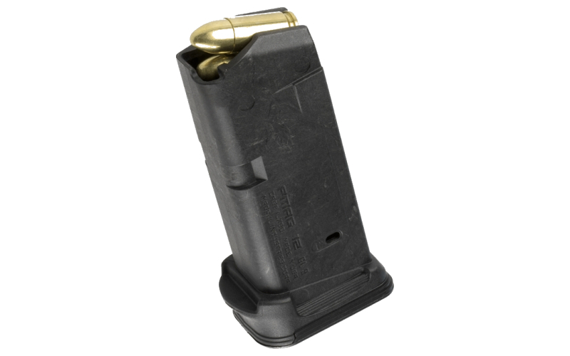 Magpul Industries Magazine, PMAG, 9MM, 12 Rounds, Fits Glock 26, Black MAG674-BLK