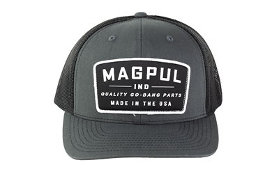 Magpul Industries Go Bang Trucker Hat, Charcoal/Black, One Size Fits Most MAG1102-014