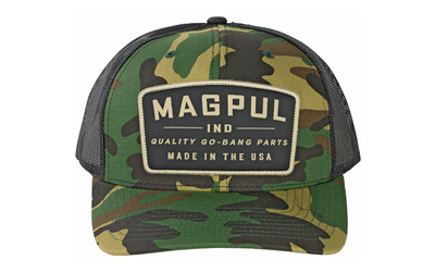 Magpul Industries Go Bang Trucker Hat, Woodland Camo, One Size Fits Most MAG1102-964
