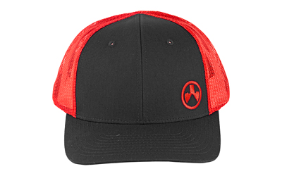 Magpul Industries Icon Trucker Hat, Red/Black, Medium/Large MAG1106-003-M/L