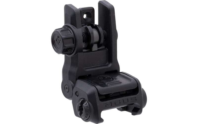 Magpul Industries MBUS 3 Back-Up Rear Sight, Rapid-Select Rear Aperture System, Ambidextrous Push-Button Deployment, Fits Picatinny Rails, Black MAG1167-BLK