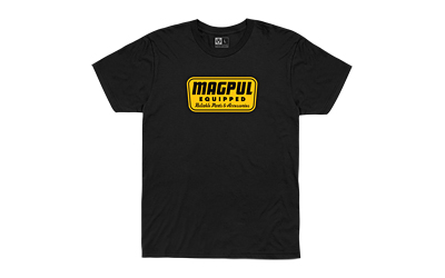 Magpul Industries Equipped, T-Shirt, Large, Black MAG1205-001-L