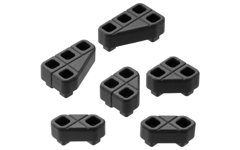 Magpul Industries DAKA, Angled Block Kit, Black, Includes (2) 45/90 Angled Blocks, (2) 30/60 Blocks, (1) Right and Left Blocks, (2) 45 Double Blocks MAG1366-BLK