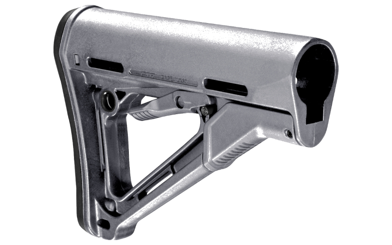 Magpul Industries CTR Stock, Fits AR-15, Mil-Spec Dia, Gray MAG310-GRY