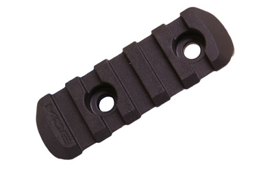Magpul Industries MOE Polymer Rail Sections Accessory, Fits MOE Hand Guard, 5 Slots, Black Finish MAG406-BLK