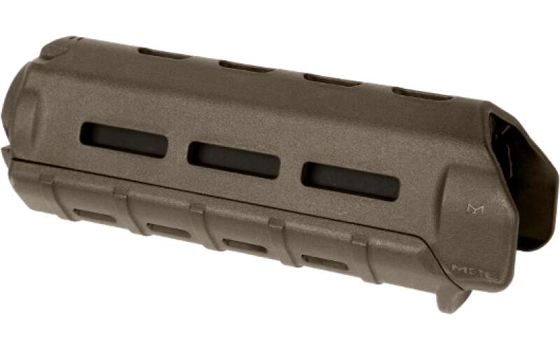 Magpul Industries MOE M-LOK Handguard, Fits AR-15, Carbine Length, Polymer Construction, Features M-LOK Slots, Olive Drab Green MAG424-ODG