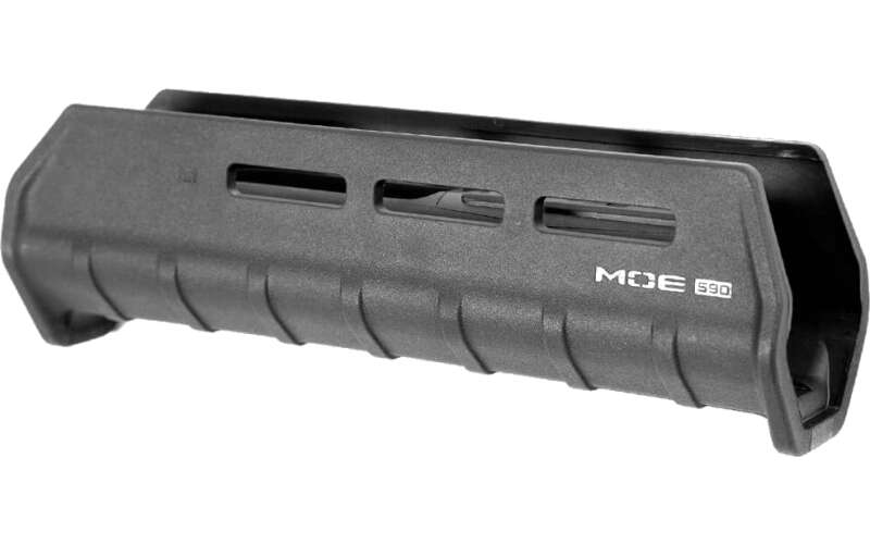 Magpul Industries MOE M-LOK Forend, Fits Mossberg 590/590A1, Polymer Construction, Features M-LOK Slots, Black MAG494-BLK