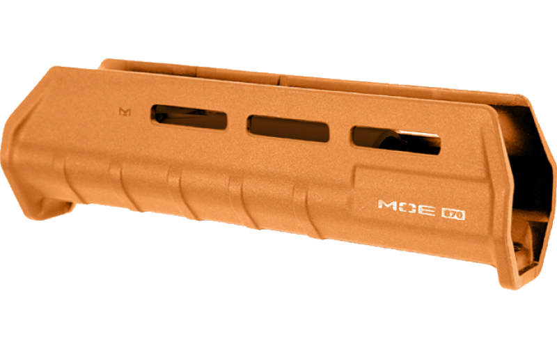 Magpul Industries MOE M-LOK Forend, Fits Remington 870, Polymer Construction, Features M-LOK Slots, Orange MAG496-ORG