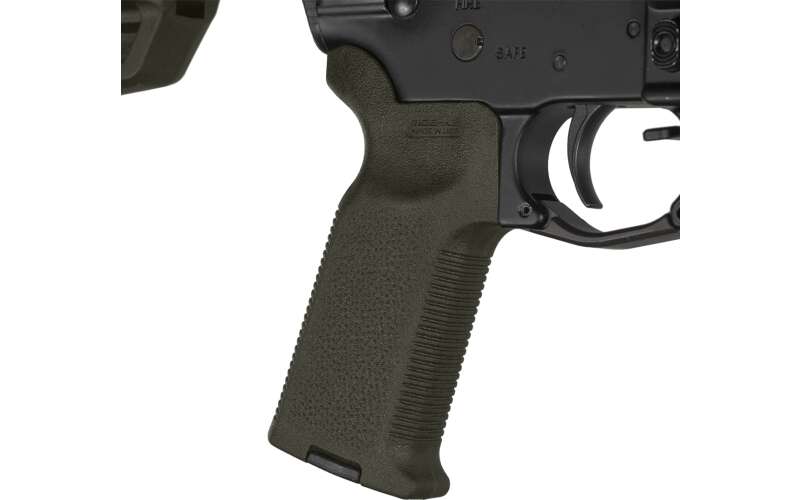 Magpul Industries MOE K-2 Pistol Grip, TSP Texture, Fits AR-15 Rifles, Olive Drab Green MAG522-ODG
