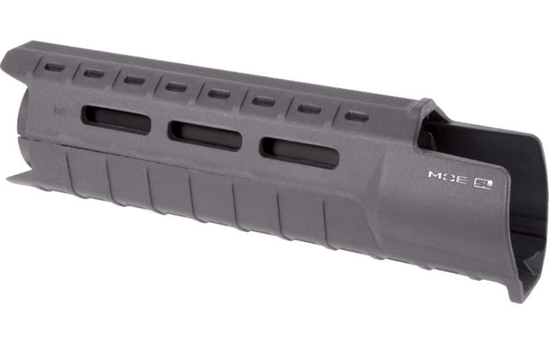 Magpul Industries MOE Slim Line Handguard, Fits AR-15, Carbine Length, Polymer Construction, Features M-LOK Slots, Gray MAG538-GRY