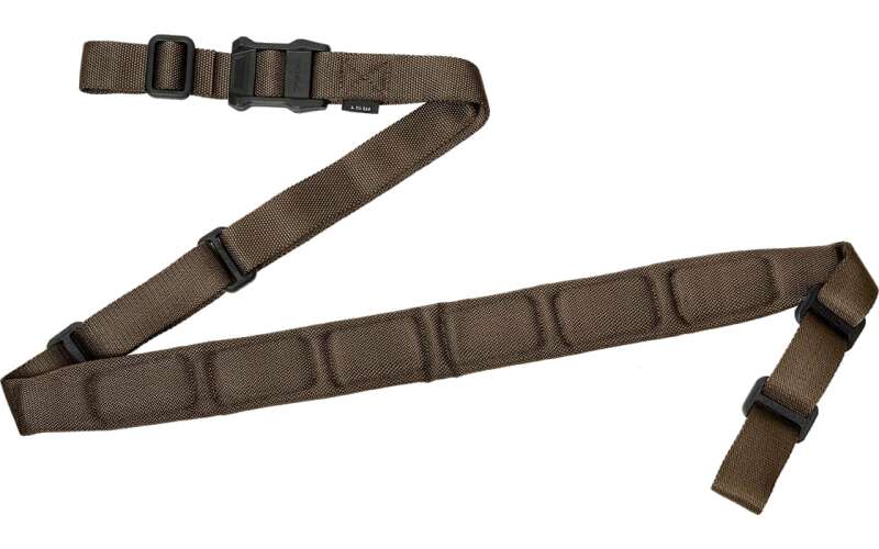 Magpul Industries MS1 Padded Sling, Fits AR Rifles, 1 or 2 Point Sling, Coyote Brown MAG545-COY