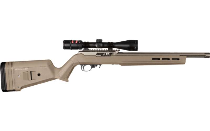 Magpul Industries Hunter X-22 Stock, Fits Ruger 10/22, Drop-In Design, Flat Dark Earth MAG548-FDE