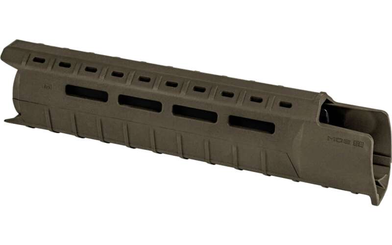 Magpul Industries MOE Slim Line Handguard, Fits AR-15, Mid Length, Polymer Construction, Features M-LOK Slots, Olive Drab Green MAG551-ODG