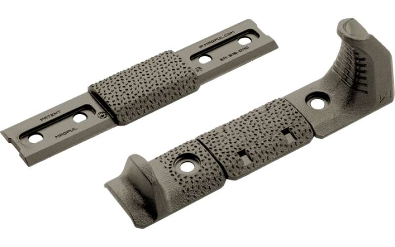 Magpul Industries M-LOK Hand Stop Kit, Includes one M-LOK Hand Stop, one M-LOK Index Panel, and one M-LOK Rail Cover Type 2, Olive Drab Green MAG608-ODG