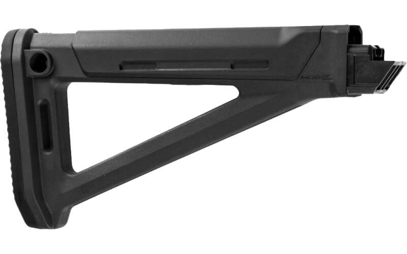 Magpul Industries MOE AK Stock, Fits AK Variants Except Yugo Pattern or Norinco Type 56S/MAK90 Rifles, Internal Storage Compartment, Rubber Butt-Pad, Rear Sling Mounts, Black MAG616-BLK
