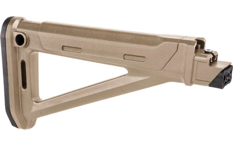 Magpul Industries MOE AK Stock, Fits AK Variants Except Yugo Pattern or Norinco Type 56S/MAK90 Rifles, Internal storage Compartment, Rubber Butt-Pad, Rear Sling Mounts, Flat Dark Earth MAG616-FDE